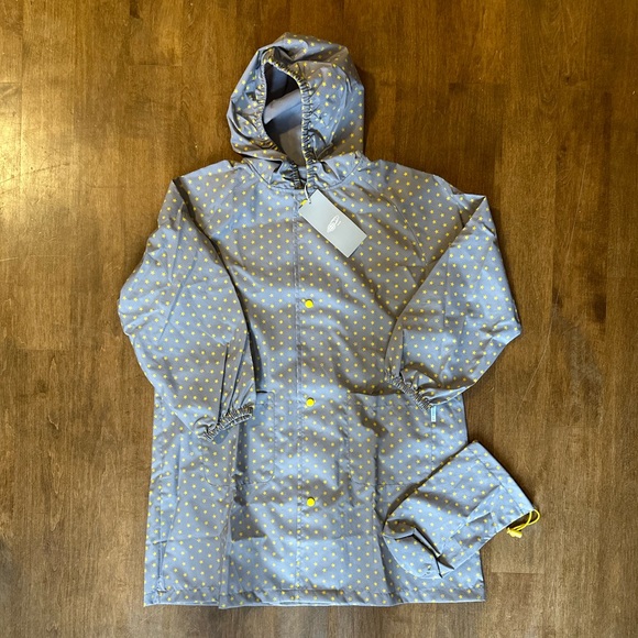 Komodo Beans Rain Jacket grey with yellow stars - Picture 5 of 15